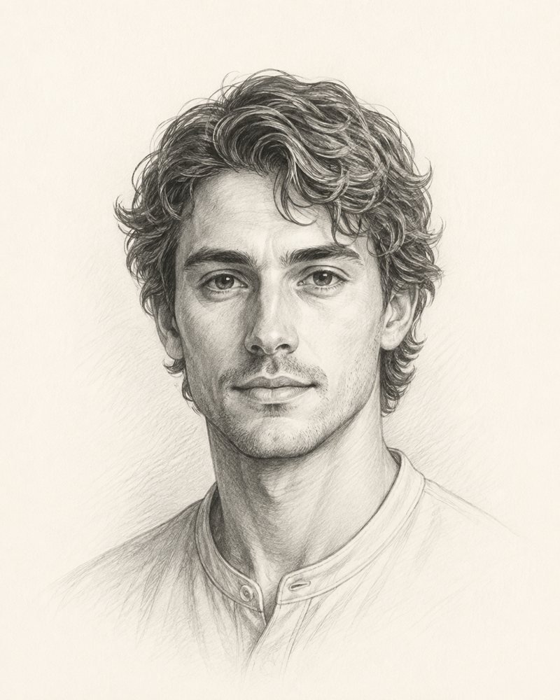 Pencil portrait preview